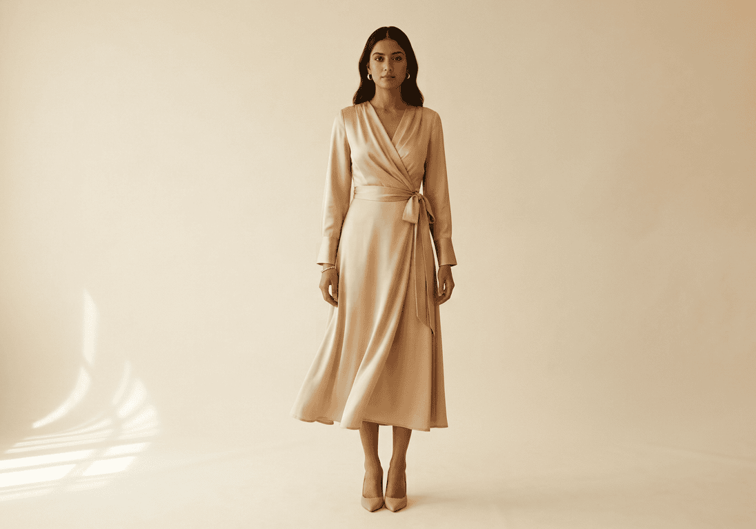 Céleste Wrap Dress
