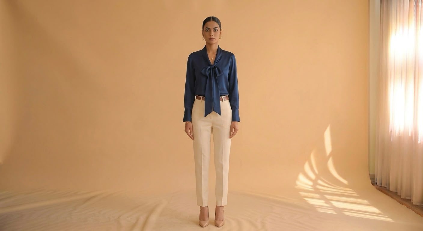 Lys Scarf-Neck Blouse
